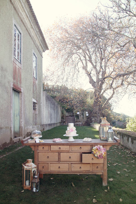 Winter vintage wedding